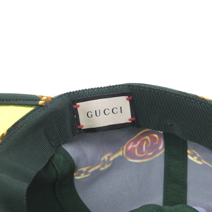 Gucci Silk Baseball Hat 59 Green Multicolor 7 of 8