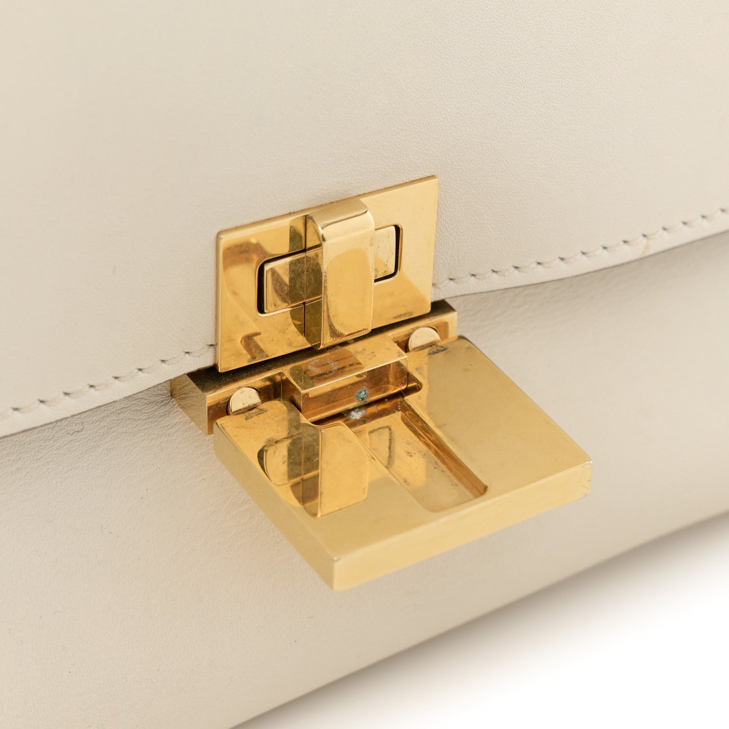 Celine Calfskin Suede Whipsnake Medium Trapeze Black White 10 of 17