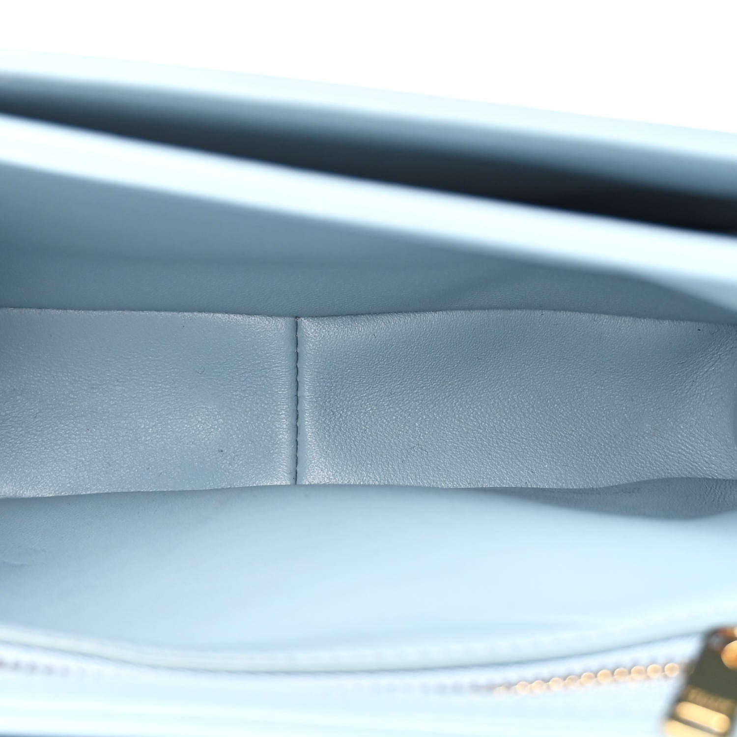 Celine Shiny Calfskin Teen Triomphe California Blue 5 of 14