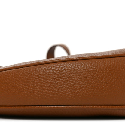 Burberry Grained Calfskin All Soft Sling Shoulder Bag Brown 9 of 10