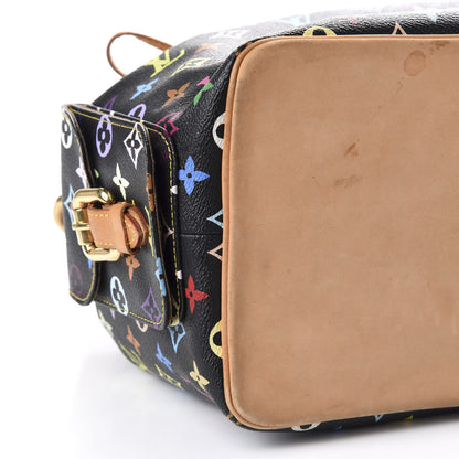 Louis Vuitton Monogram Multicolor Petit Noe Black 6 of 9