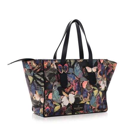 Valentino Garavani Calfskin Camubutterfly Rockstud Tote Multicolor 3 of 13