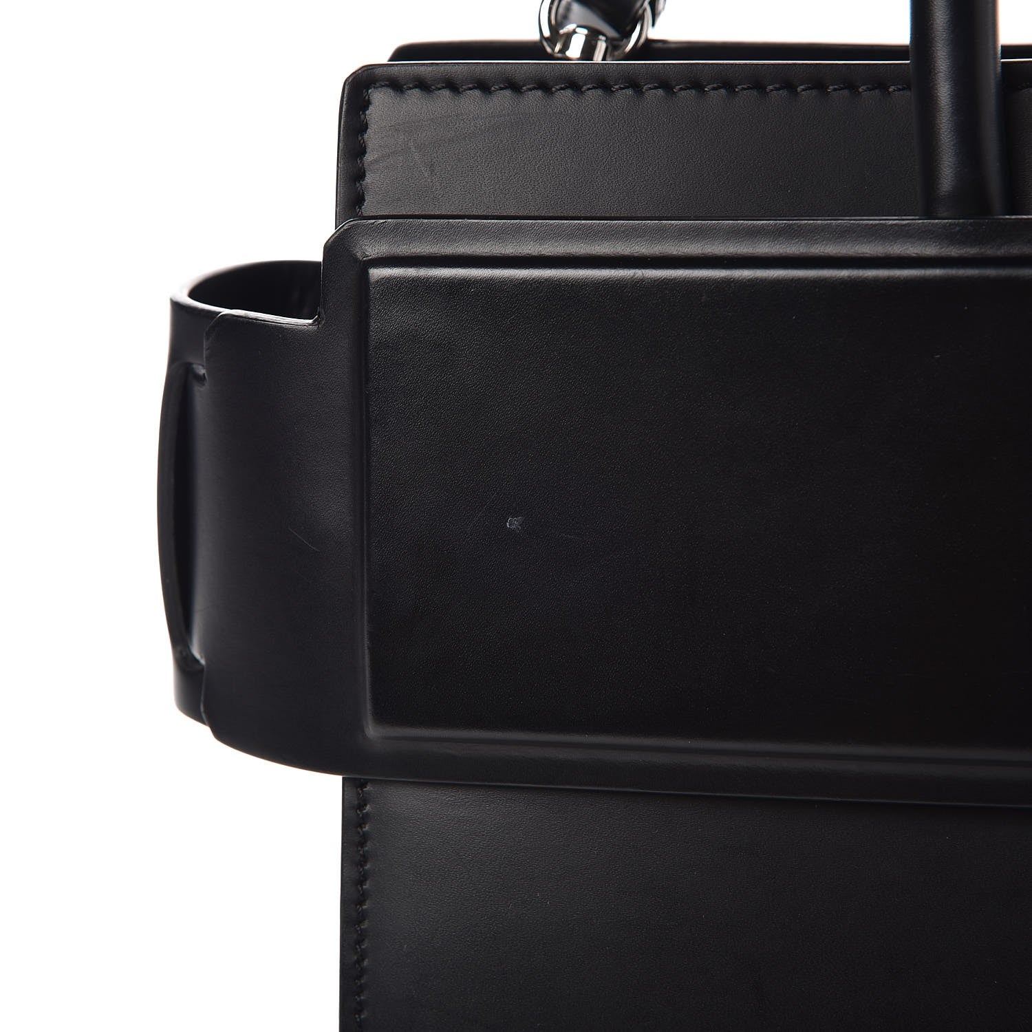 Givenchy Smooth Calfskin Small Horizon Satchel Black 8 of 8