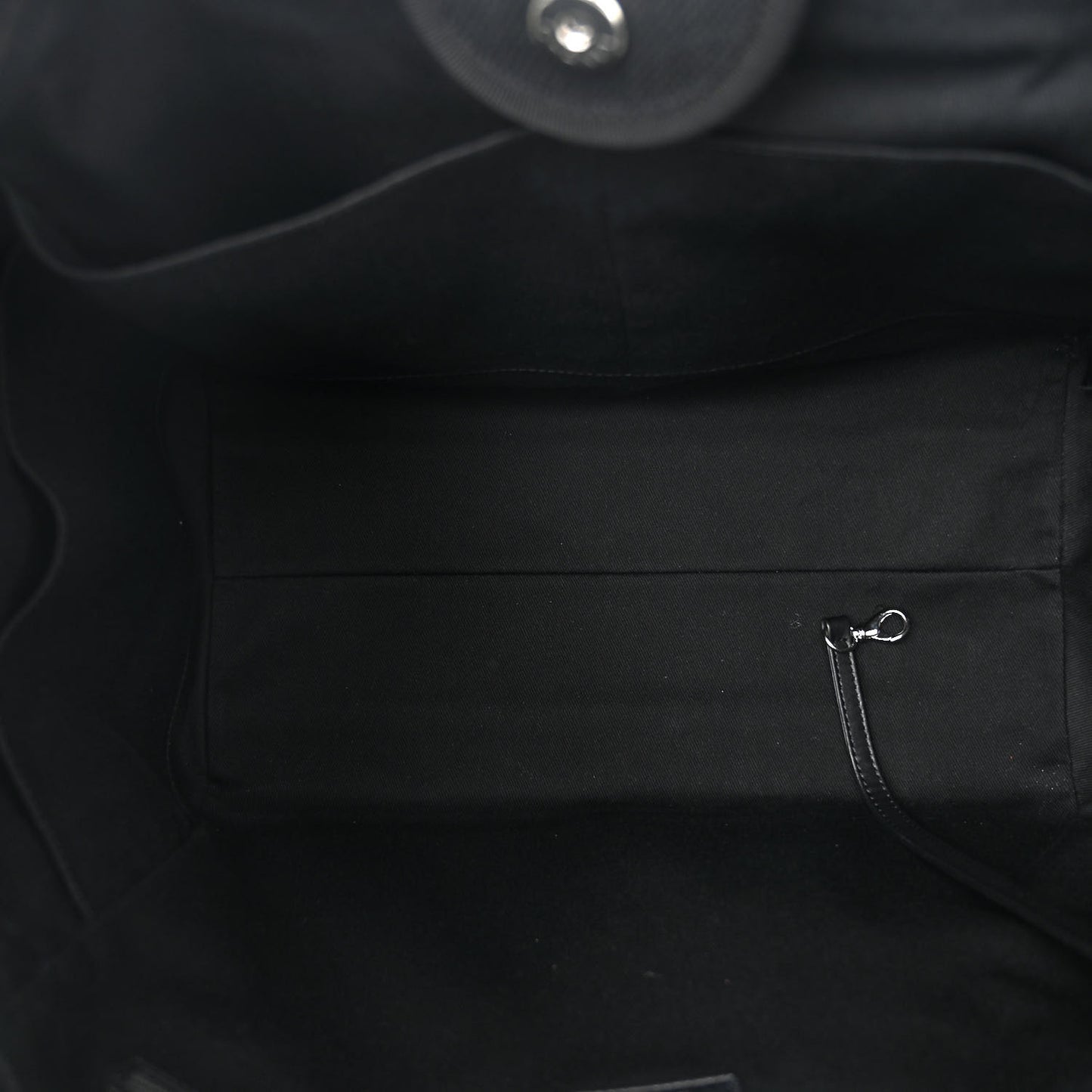 Canvas Pearl Medium Deauville Tote Black
