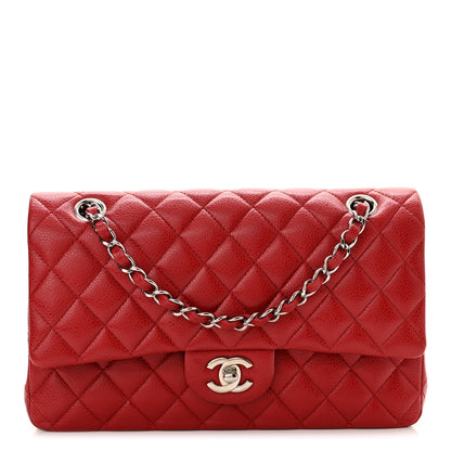 Chanel Caviar Quilted Medium Double Flap Red 1 of 10