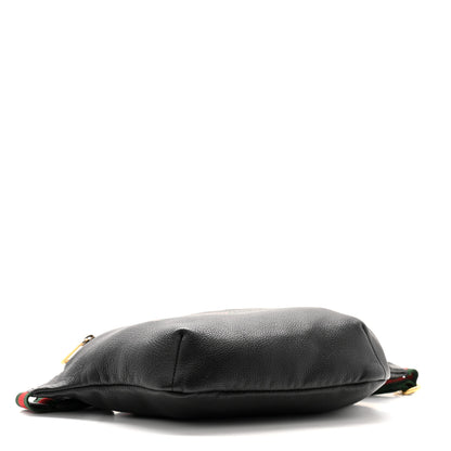 Gucci Grained Calfskin Logo Belt Bag Black 4 of 11