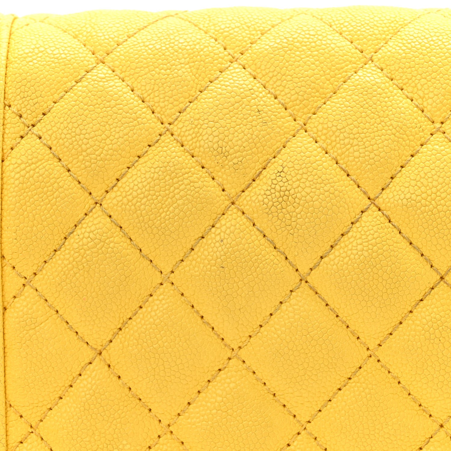 Chanel Caviar Quilted Small Boy Flap Yellow 14 of 17