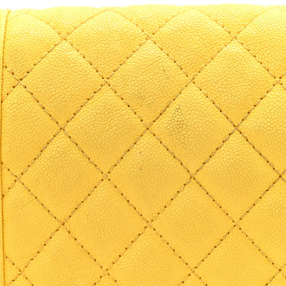 Chanel Caviar Quilted Small Boy Flap Yellow 14 of 17