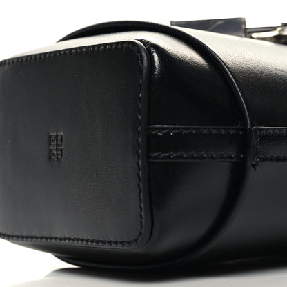 Givenchy Box Calfskin Micro Shark Lock Bucket Bag Black 10 of 10