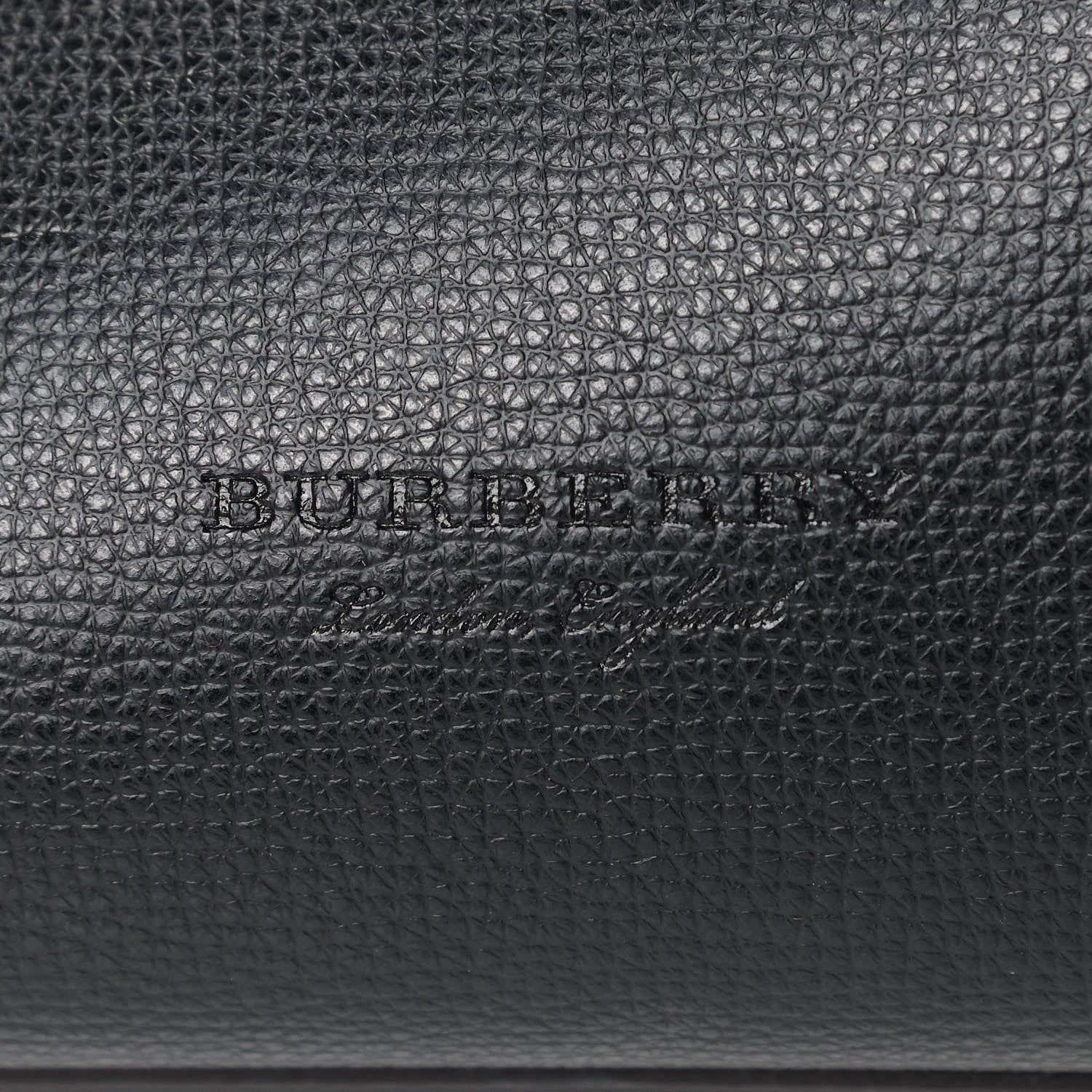 Burberry Grainy Calfskin Haymarket Check Small Reversible Tote Black 14 of 17