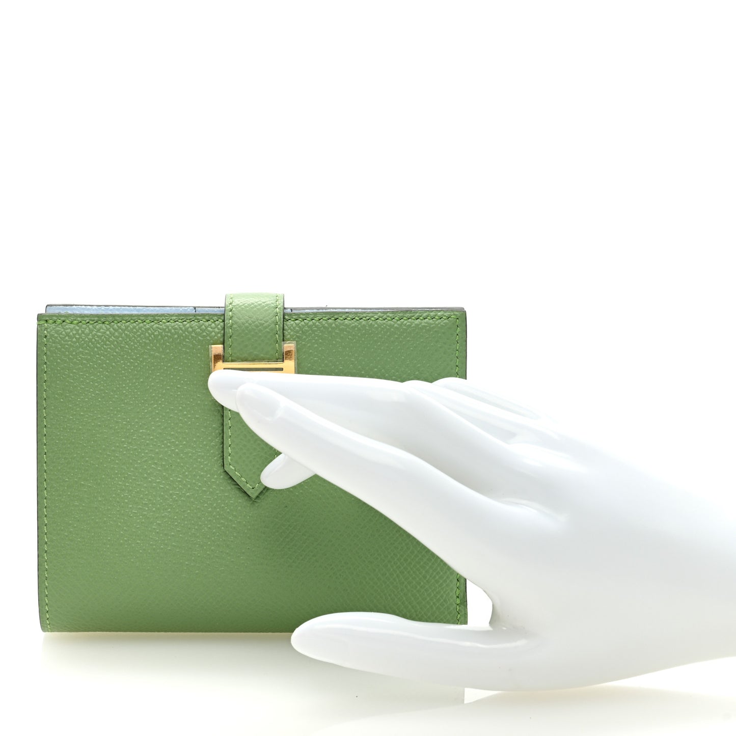 Epsom Verso Bearn Compact Wallet Vert Criquet Bleu Brume