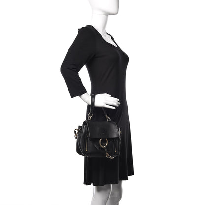 Chloe Calfskin Mini Faye Day Shoulder Bag Black 2 of 11