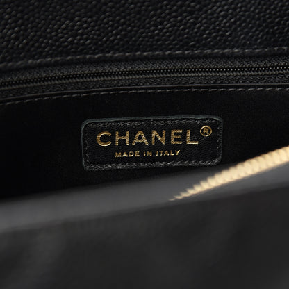 Chanel Caviar Quilted Grand Shopping Tote GST Black 5 of 10