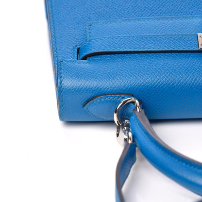 Hermes Epsom Kelly Sellier 25 Bleu Zanzibar 34 of 37