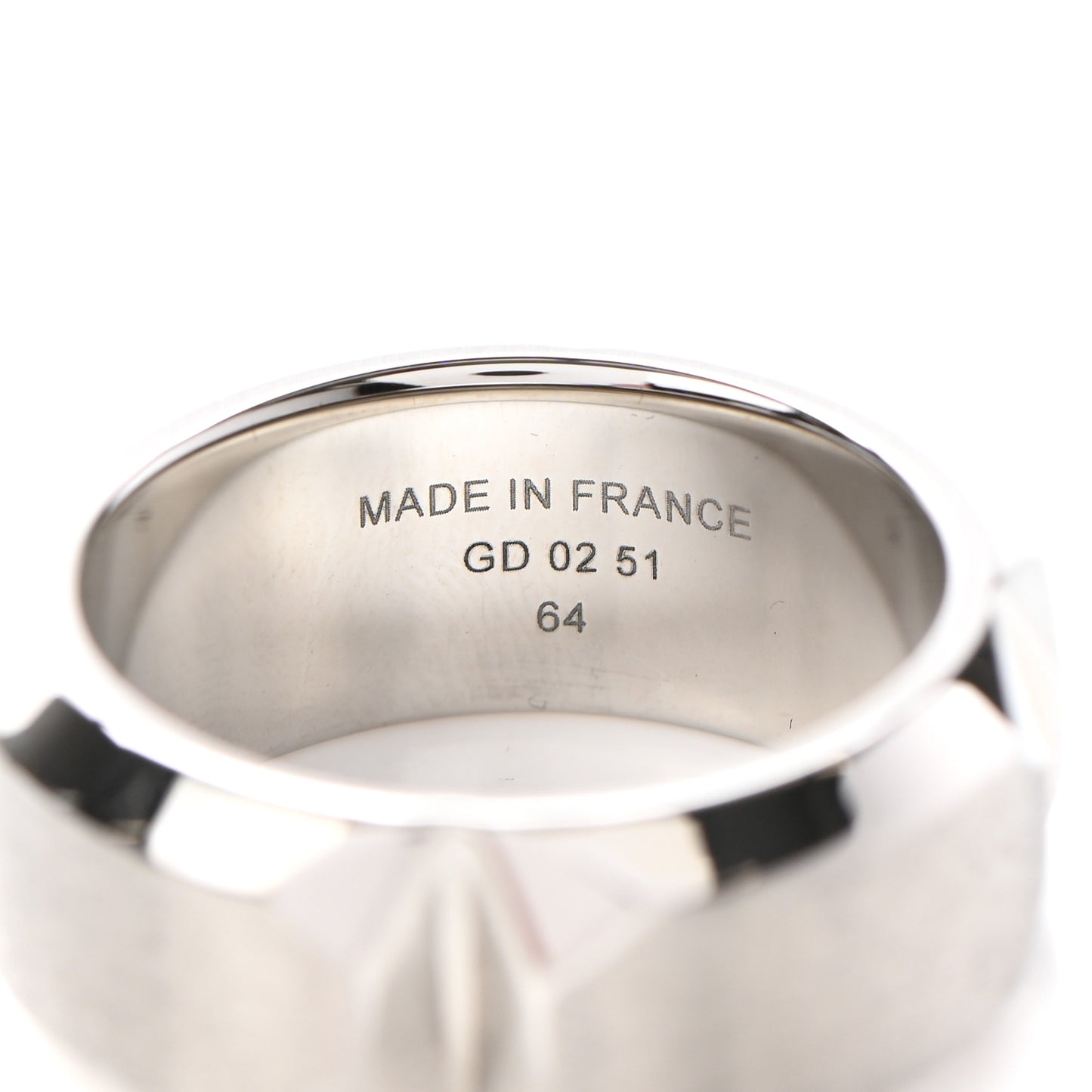 Stainless Steel Sac A Depeches Ring 64 10.75