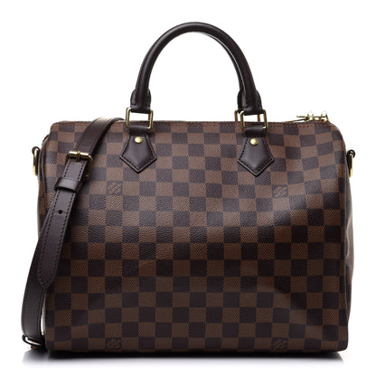 Louis Vuitton Damier Ebene Speedy Bandouliere 30 1 of 13