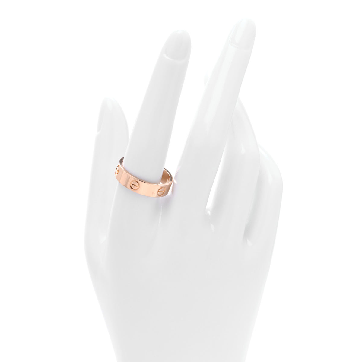 18K Pink Gold 5.5mm LOVE Ring 61 9.5