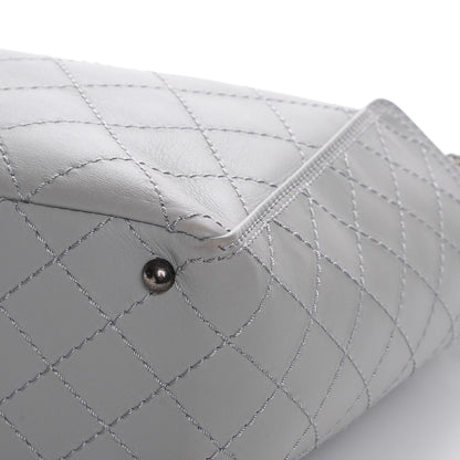 Chanel Calfskin Stitched CC Pocket Hobo Grey 9 of 9