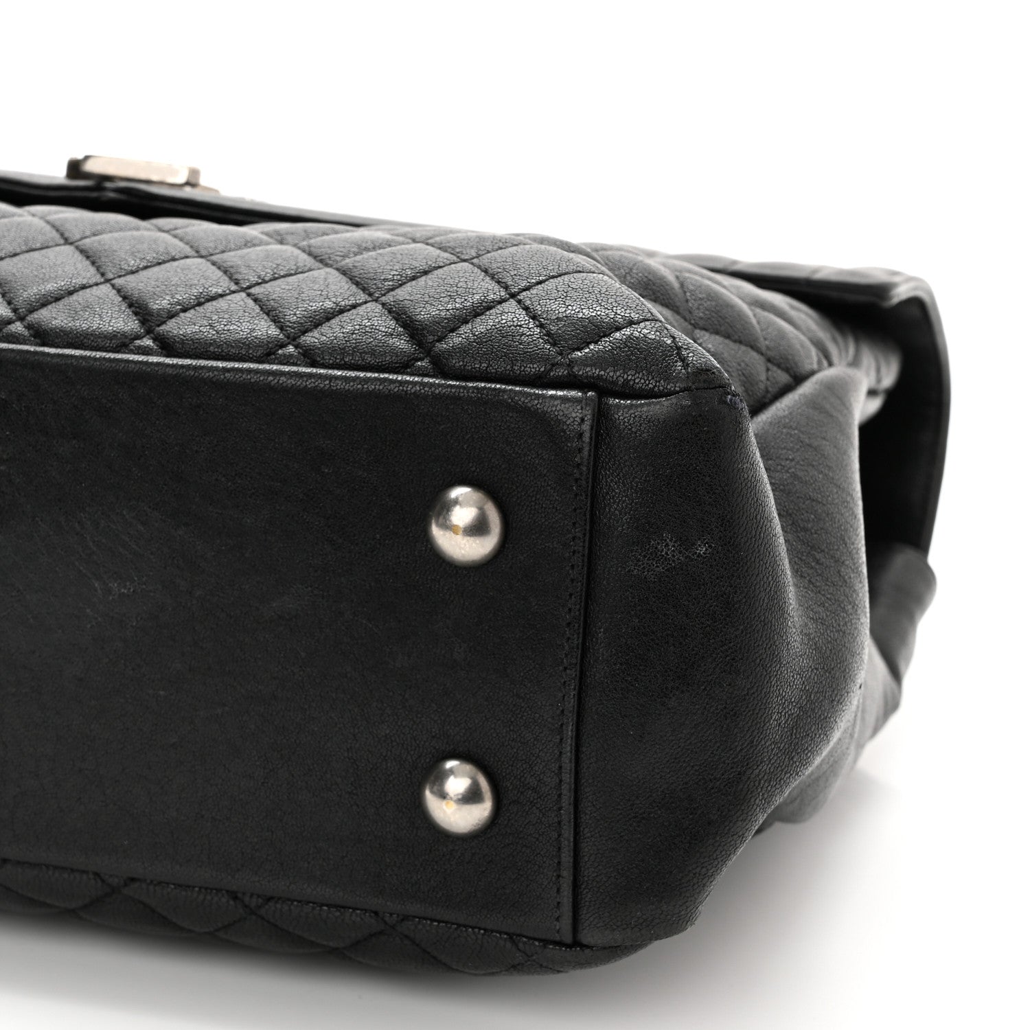 Saint Laurent Sheepskin Tri-quilt Monogram Large College Satchel Black 12 of 13