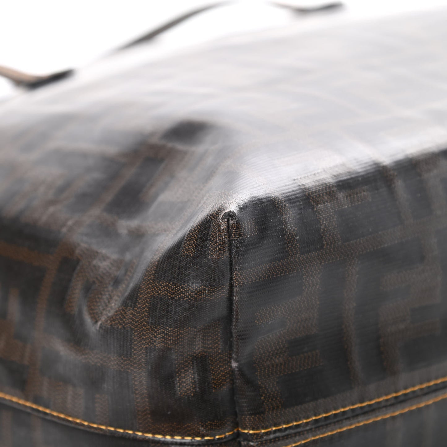 Zucca Spalmati Matrioska Small Roll Tote Tobacco Black