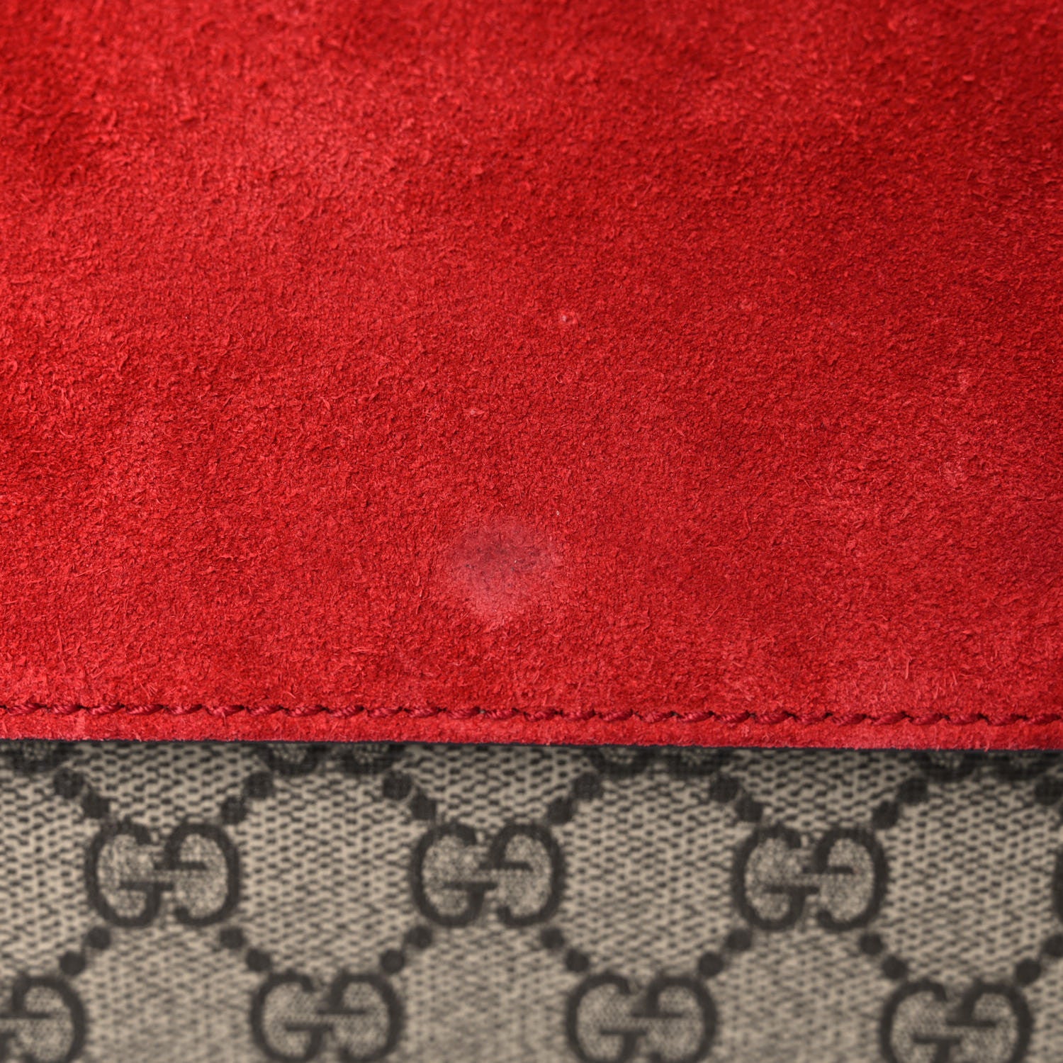 Gucci GG Supreme Monogram Small Dionysus Shoulder Bag Red 16 of 16