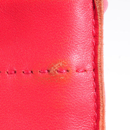 Hermes Milo Lambskin Clou De Selle Pouch Rose Tyrien 4 of 12