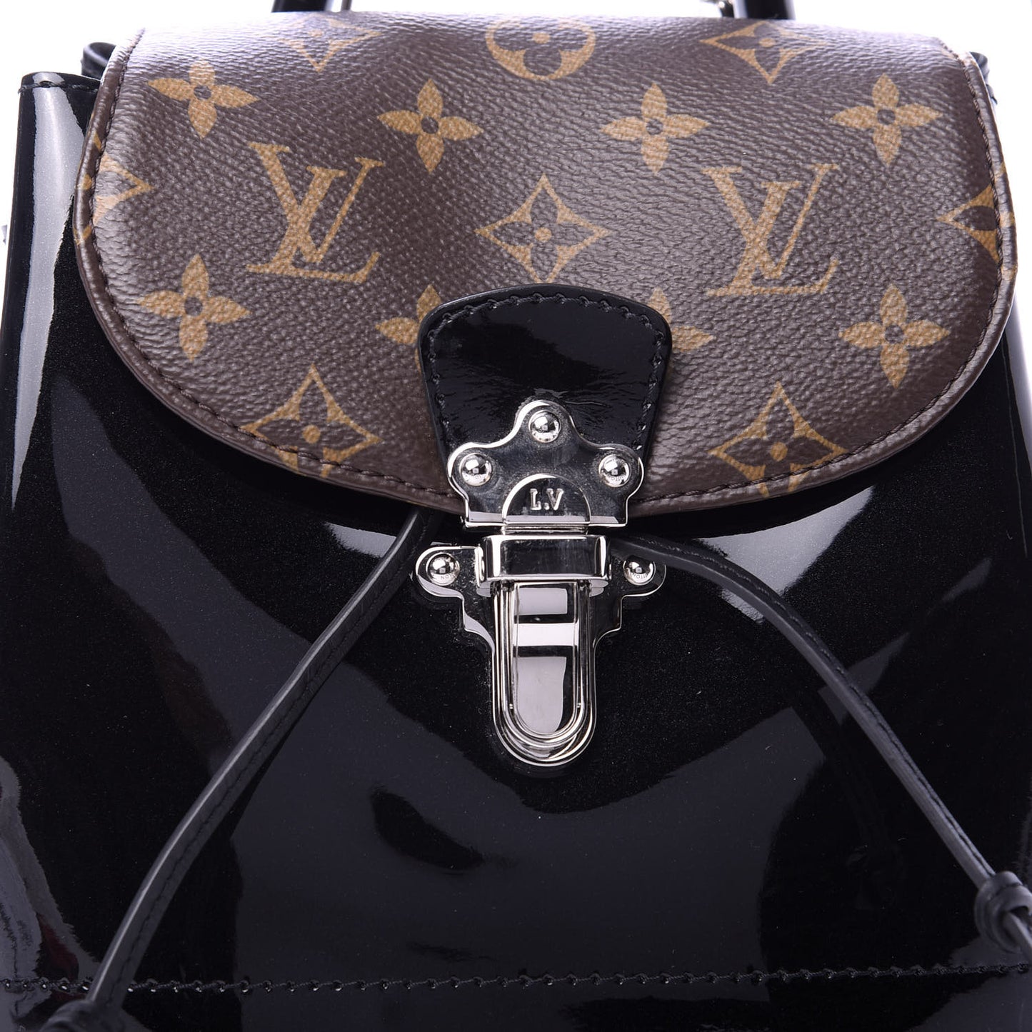 Patent Monogram Hot Springs Backpack Black