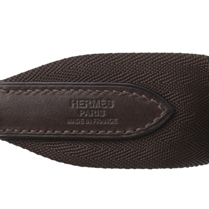 Hermes Toile Sac De Pansage Groom Kaki Feu 9 of 13
