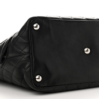 Chanel Calfskin Quilted Large Cambon Tote Black 10 of 13