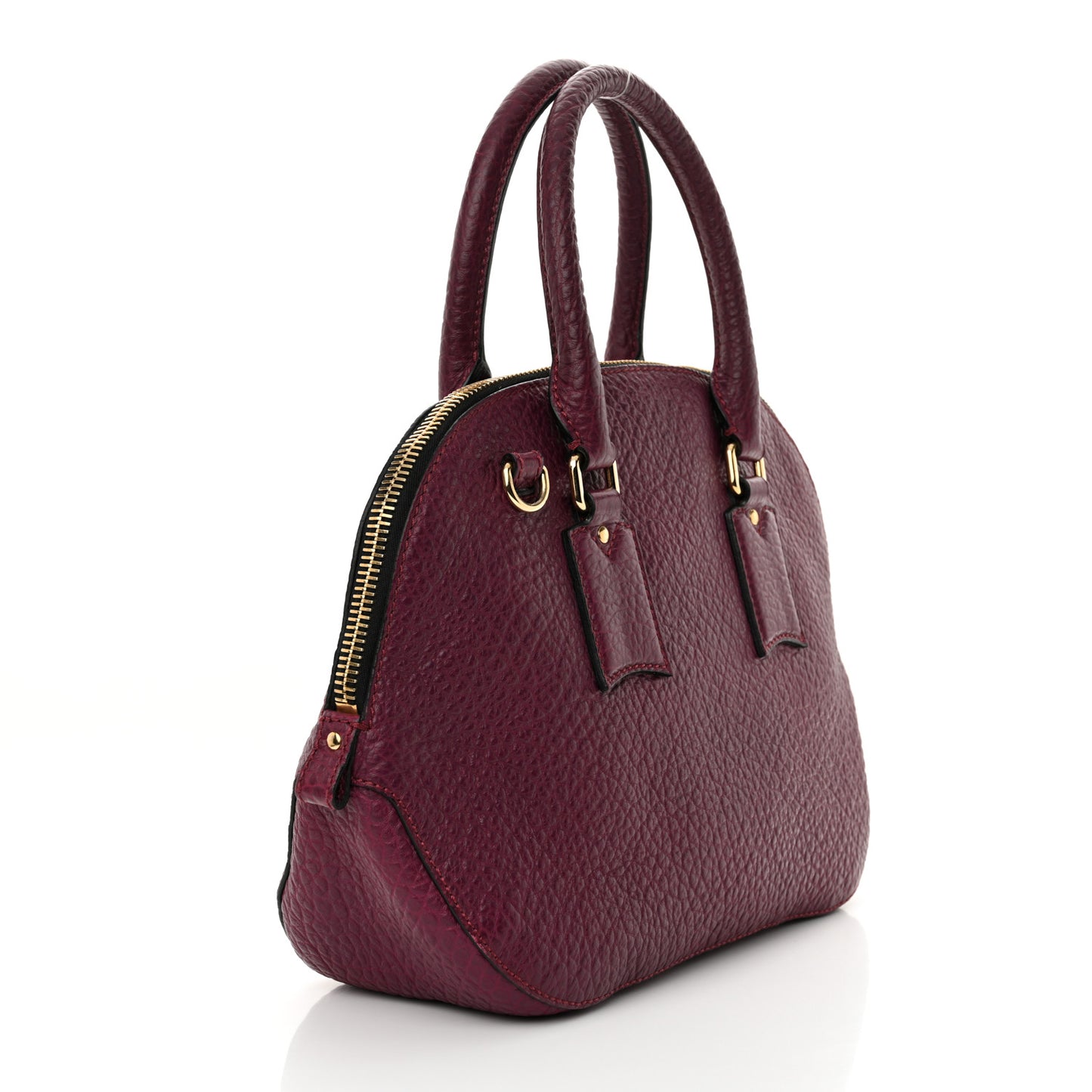 Heritage Grain Small Orchard Bowling Bag Damson Magenta