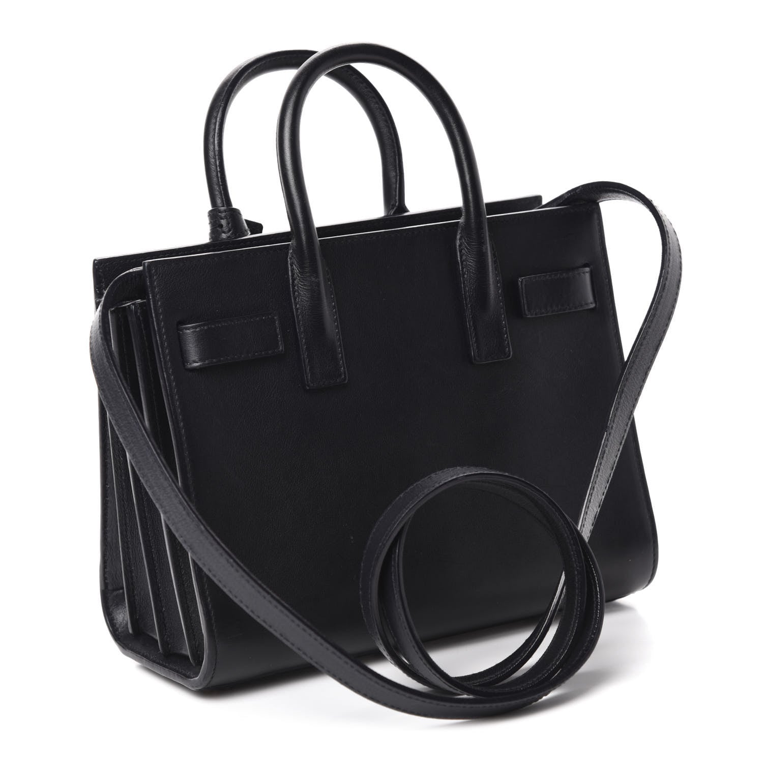 Saint Laurent Calfskin Nano Sac De Jour Black 3 of 10