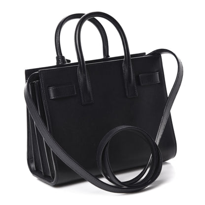 Saint Laurent Calfskin Nano Sac De Jour Black 3 of 10
