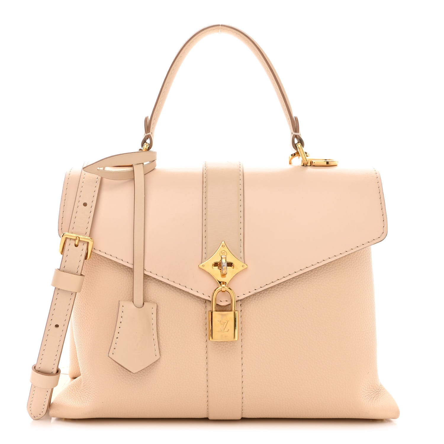Louis Vuitton Grained Smooth Calfskin Rose Des Vents PM Creme 3 of 14