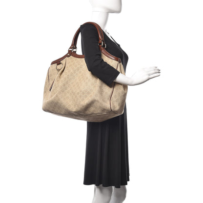 Gucci Monogram Cabinato Large Sukey Tote Brown 2 of 11