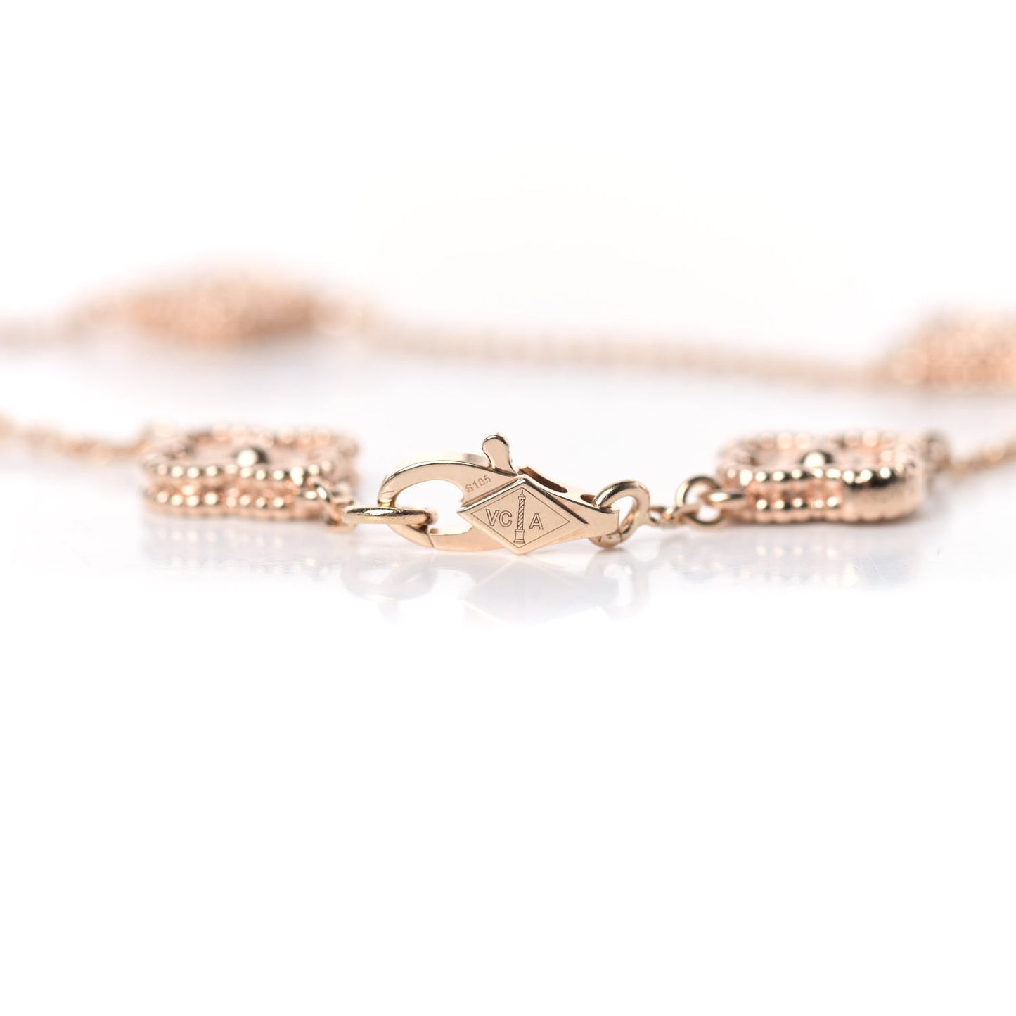 18K Rose Gold 6 Motifs Sweet Alhambra Bracelet