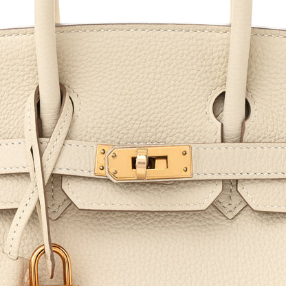 Hermes Togo Birkin 25 Craie 8 of 11