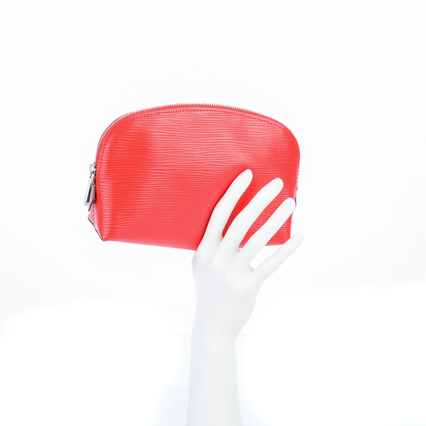 Epi Cosmetic Pouch Coquelicot