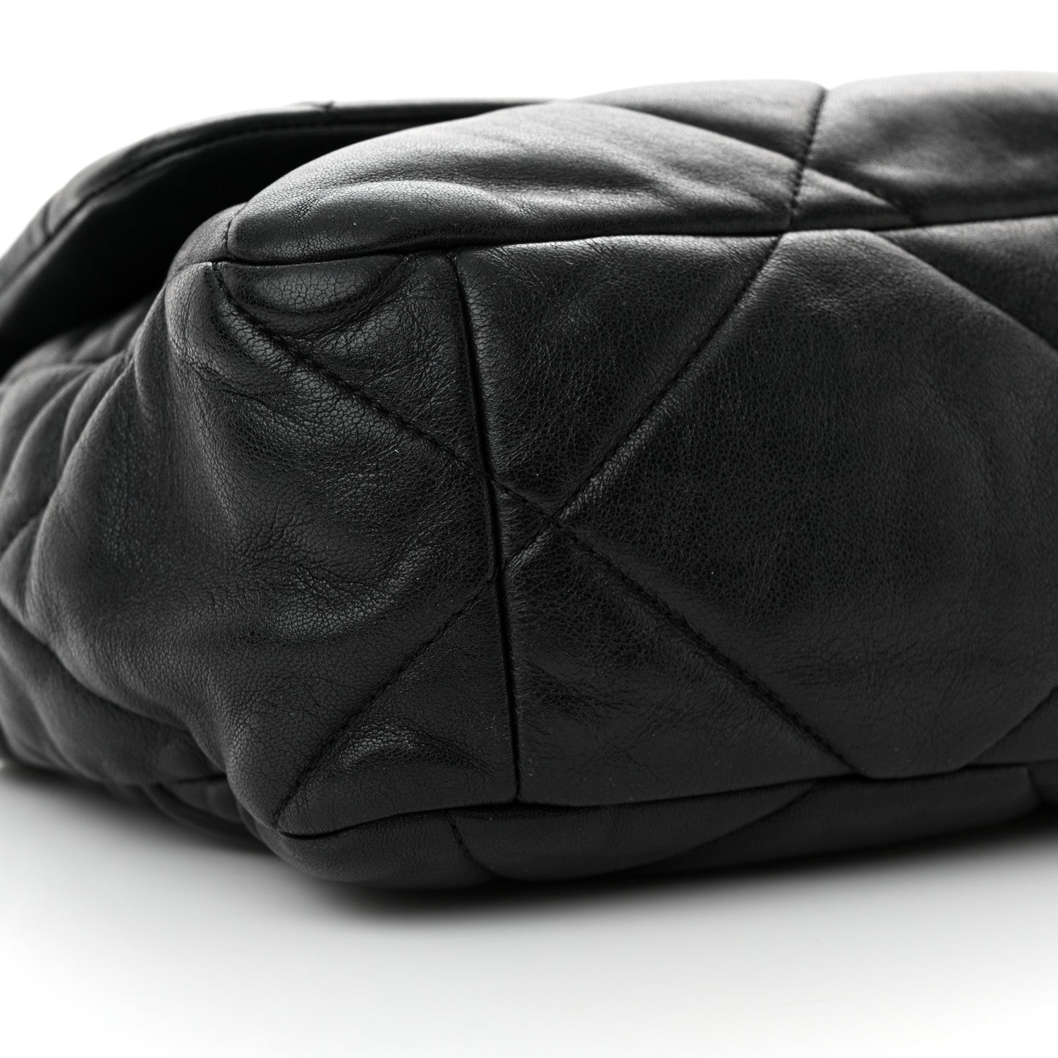 Chanel Lambskin Quilted Large Chanel 19 Flap Black 9 of 14