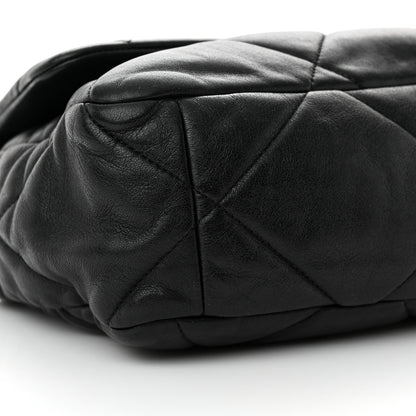 Chanel Lambskin Quilted Large Chanel 19 Flap Black 9 of 14