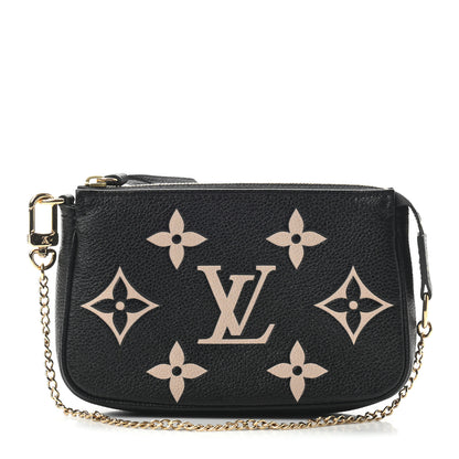 Louis Vuitton Empreinte Monogram Giant Mini Pochette Accessories Black 1 of 6