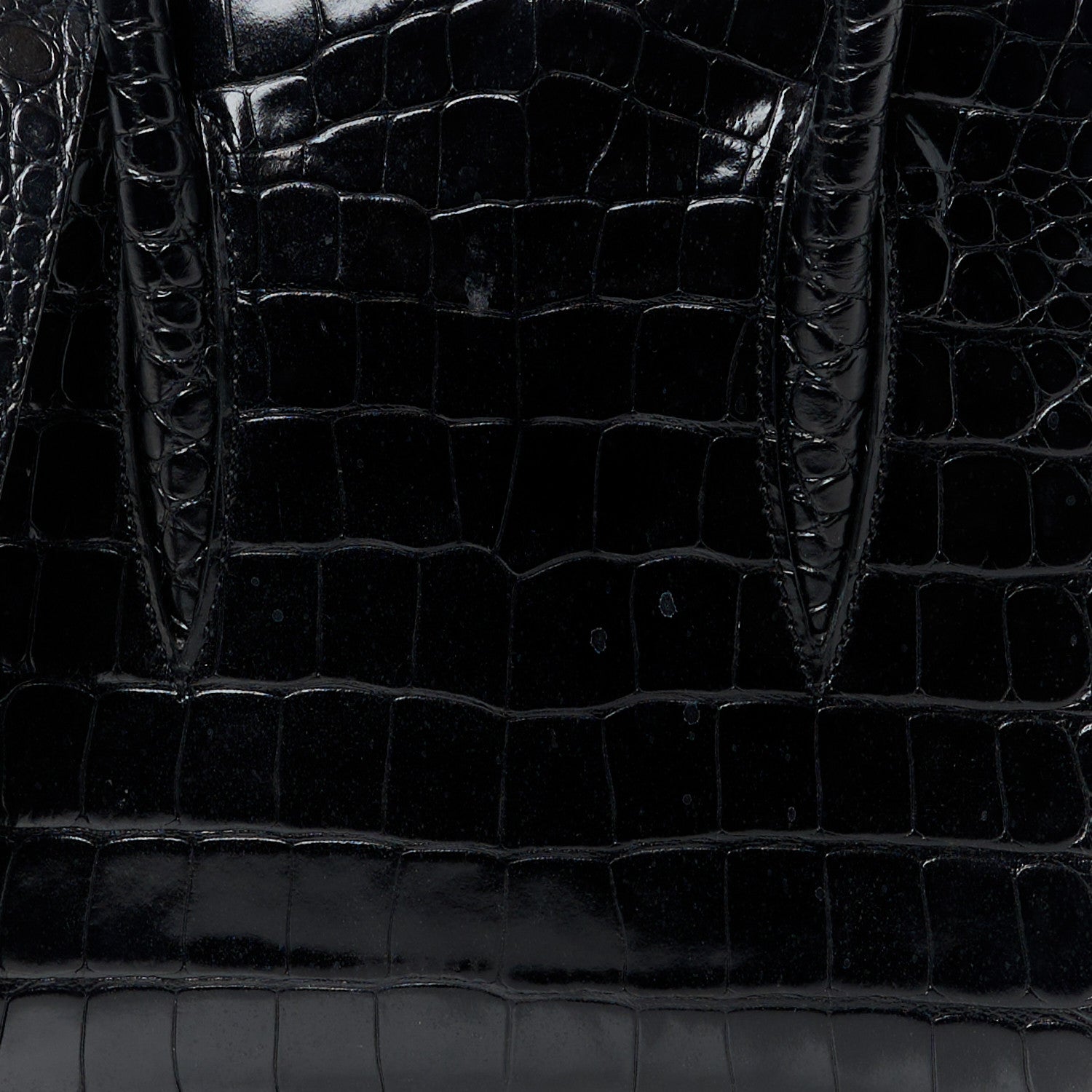 Christian Louboutin Calfskin Crocodile Embossed Mini Paloma Black 8 of 11