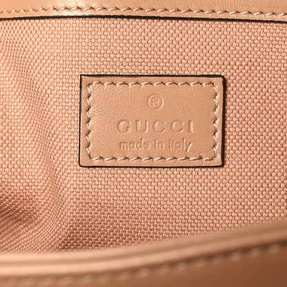 Gucci Calfskin Matelasse Monochrome GG Marmont Crossbody Shoulder Bag Camelia Winter Rose 7 of 10