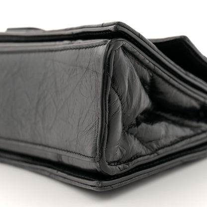 Balenciaga Crushed Calfskin Quilted Matte Black Hardware Small Crush Chain Bag Black 10 of 12