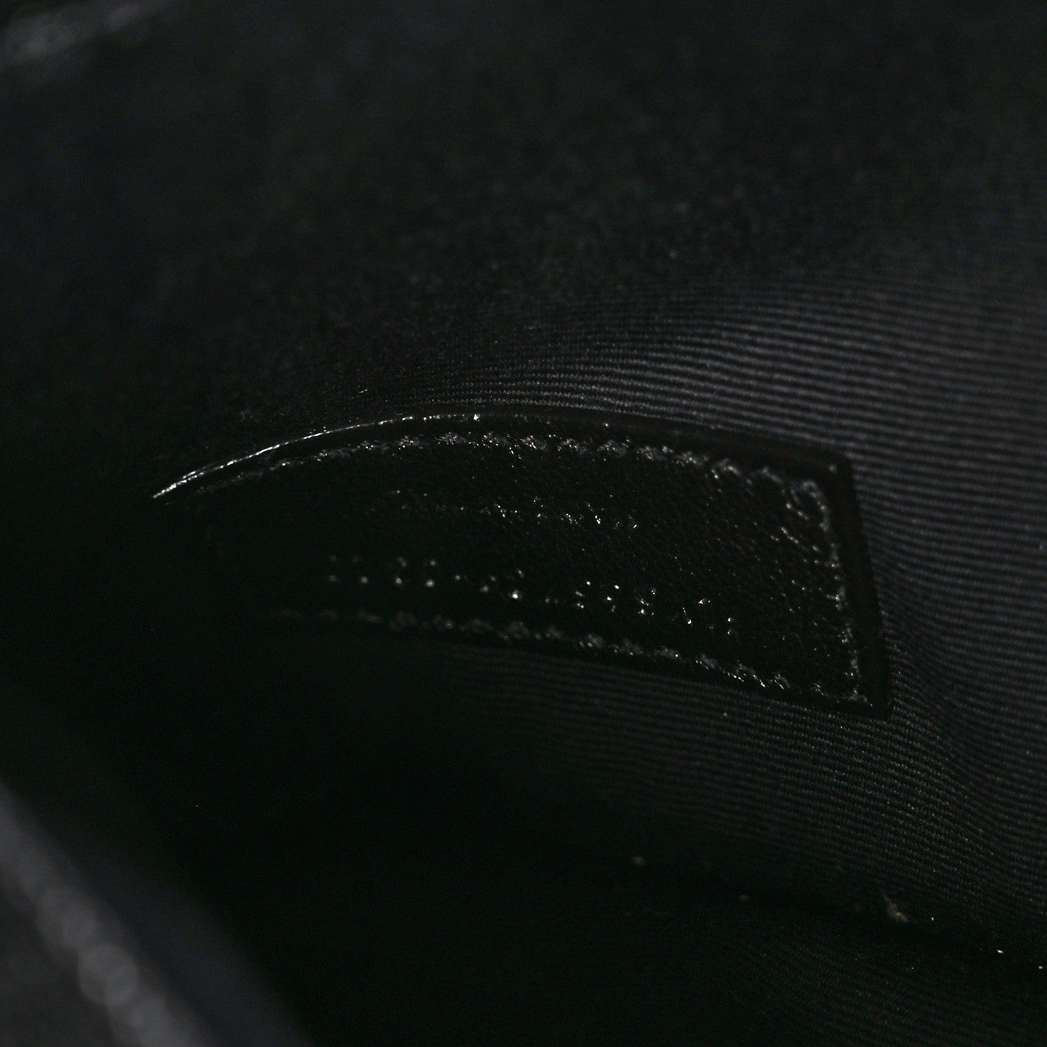 Saint Laurent Grain De Poudre Uptown Pouch Black 7 of 7