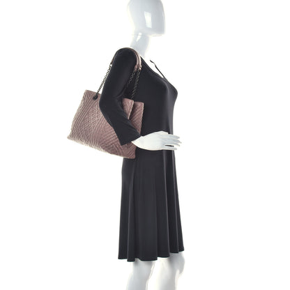 Bottega Veneta Nappa Intrecciato Boutis Top Handle Tote Desert Rose 2 of 12