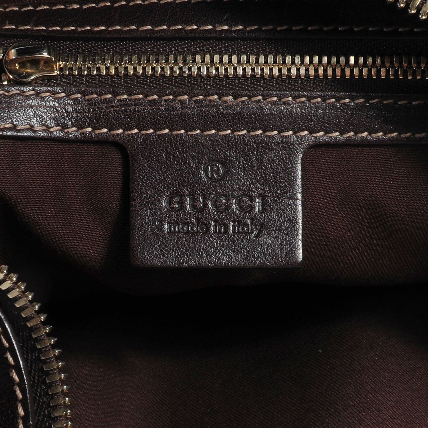 Gucci Monogram Pelham Studded Shoulder Bag Brown 8 of 9