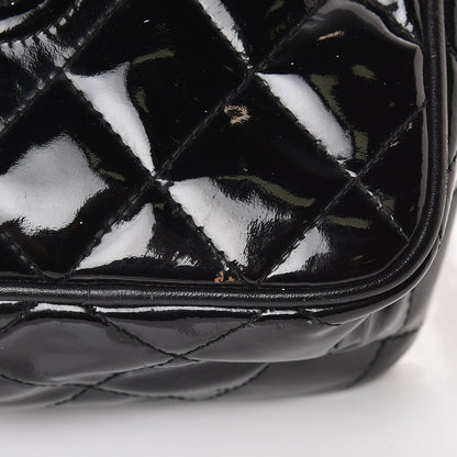 Chanel Patent Tassel Quilted Shoulder Bag Black 12 of 14