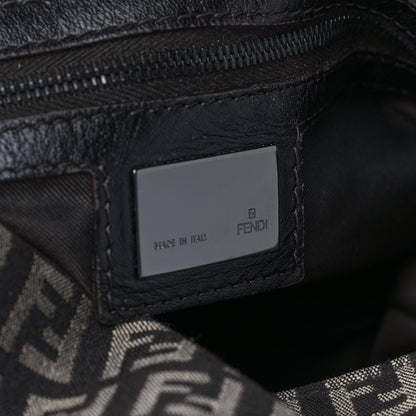 Fendi Zucchino Vitello Mama Baguette Testa di Moro Beige 15 of 26