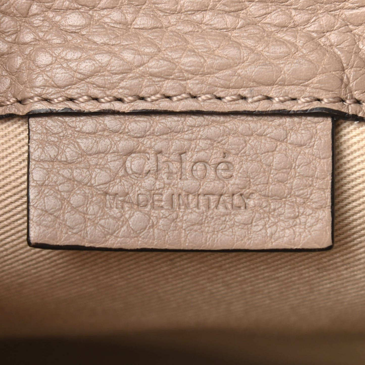 Suede Calfskin Mini Faye Backpack Motty Grey
