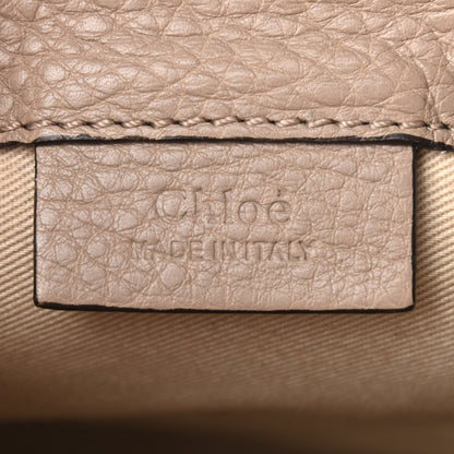 Chloe Suede Calfskin Mini Faye Backpack Motty Grey 6 of 10